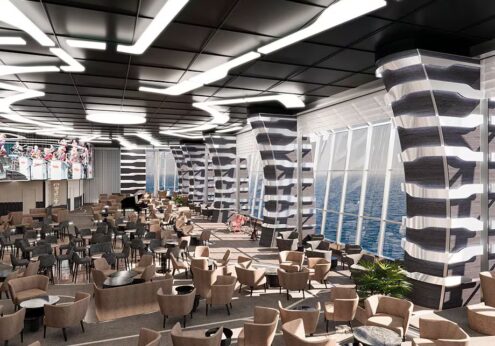 Gulf Cruise - Sky Life Holidays - سكاي لايف للعطلات msc euribia carousel lounge2 - Gulf Cruise